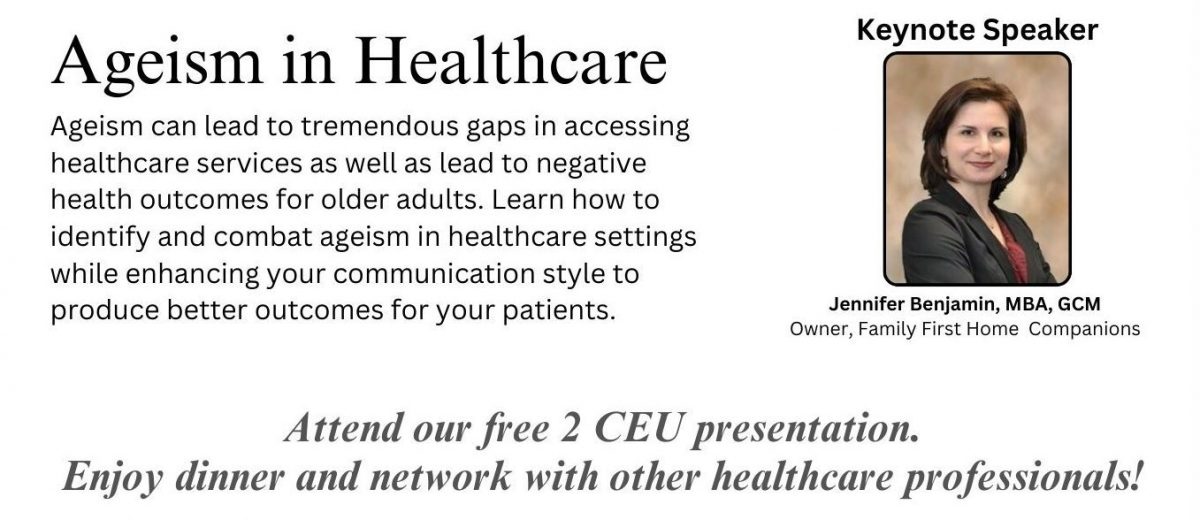 Ageism in Healthcare Free CEU Gurwin Jewish Nursing Home