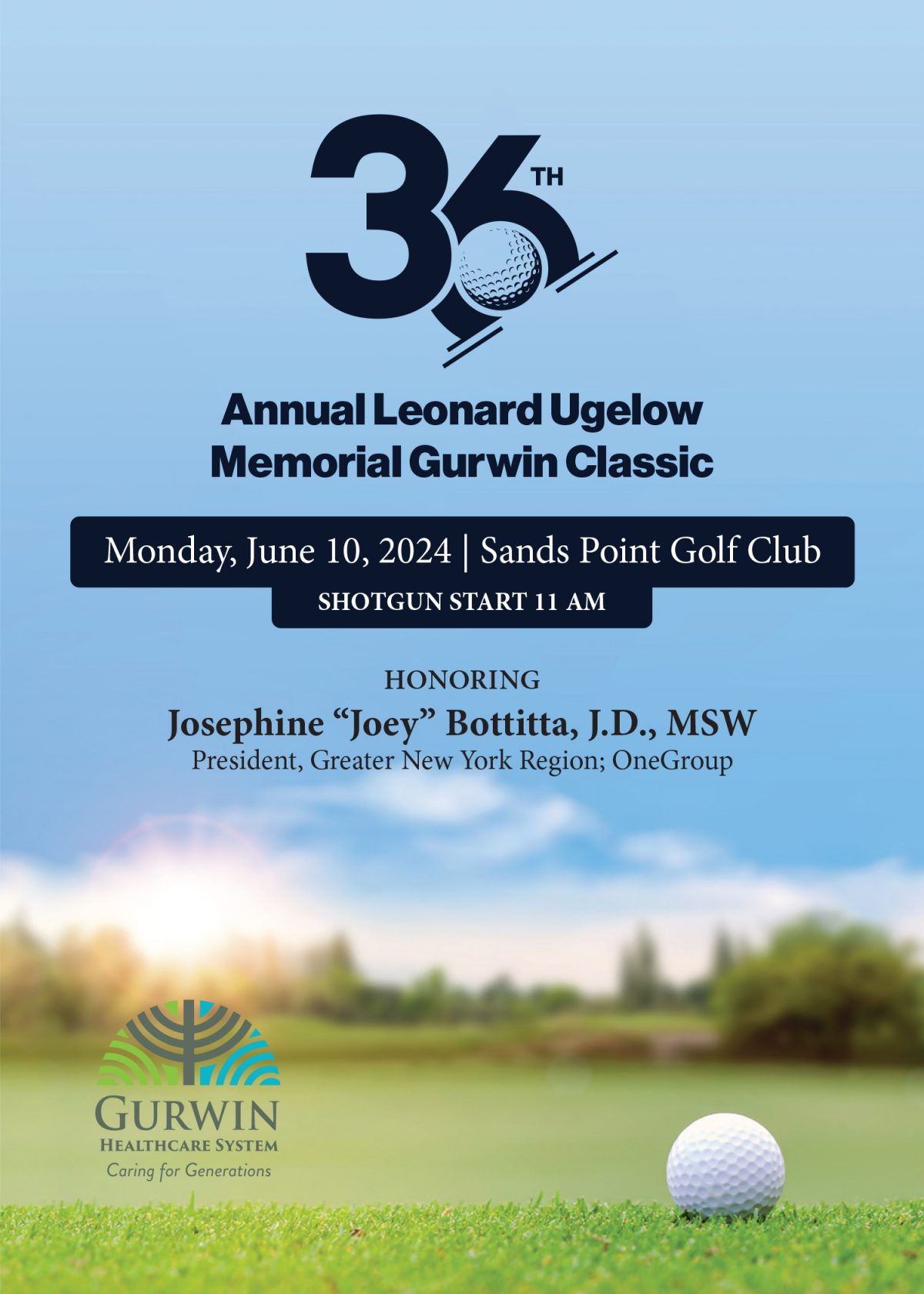 Register today for the Gurwin Golf Classic!